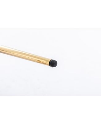 Streamdale Elegant Velvet Counter Bar Stools (Set of 2), Gold Leg