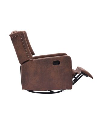 Streamdale 360 Swivel Glider Recliner, Coffee