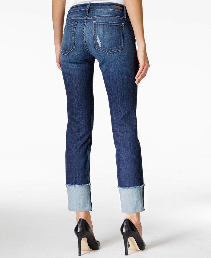 Kut from the Kloth Cameron Cuffed Straight-Leg Jeans - Macy's