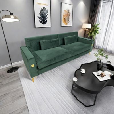  Plush Sofa with Removable Seat and Independent Springs