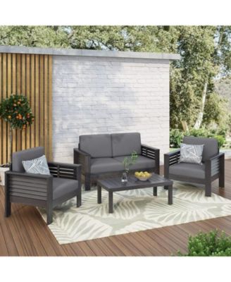 Streamdale 4 Seater Outdoor Lounge Chair Set