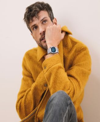 Men's Ondoplan Swiss Quartz Stainless Steel Watch 36mm