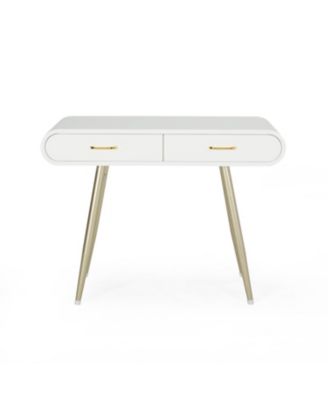 Sleek and Sophisticated Neutrals Vanity Table with Drawers