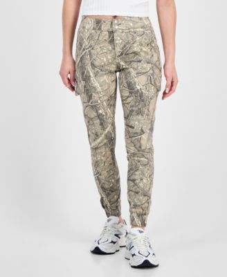 Juniors' Camo Print Jogger Pants 