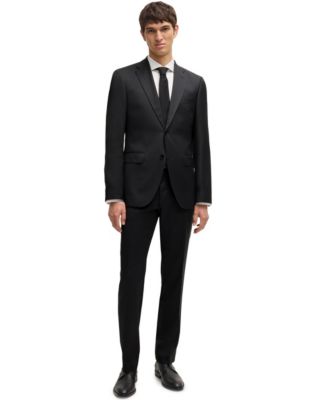 BOSS by Men's Virgin-Wool Serge Suit Jacket