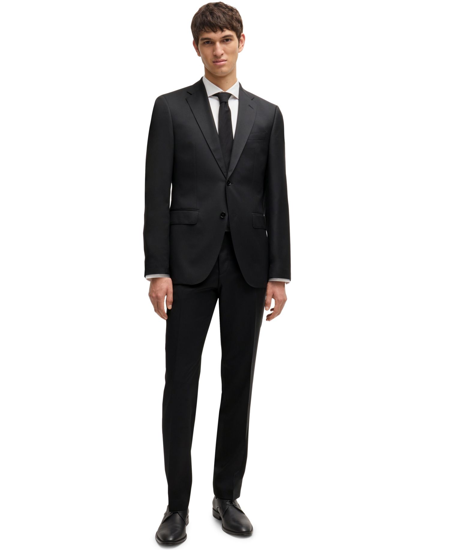Men's Virgin-Wool Serge Suit Jacket