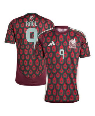adidas - Men's Raul Jimenez Burgundy Mexico National Team 2024 Home Replica Player Jersey