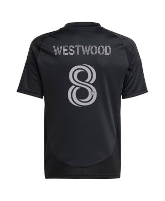 Big Boys and Girls Ashley Westwood Black Charlotte FC 2025 Fortress Kit Replica Player Jersey
