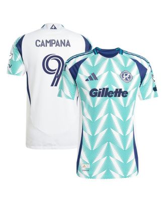 adidas - Men's Leonardo Campana White New England Revolution 2025 Eastern White Pine x Flag of New England Authentic Player Jersey