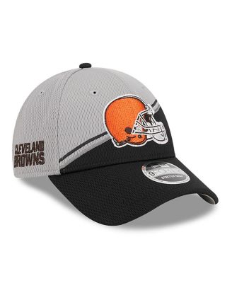 New Era - Men's Gray/Black Cleveland Browns 2023 Sideline 9FORTY Adjustable Hat