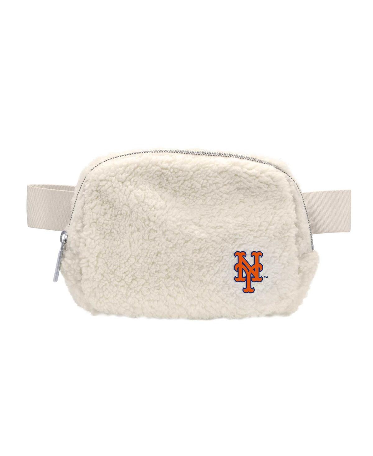 New York Mets Sherpa Fanny Pack - White