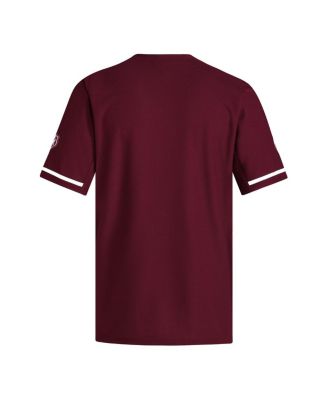 Men's Maroon Texas A&M Aggies Reversible Retro Full-Button Baseball Jersey