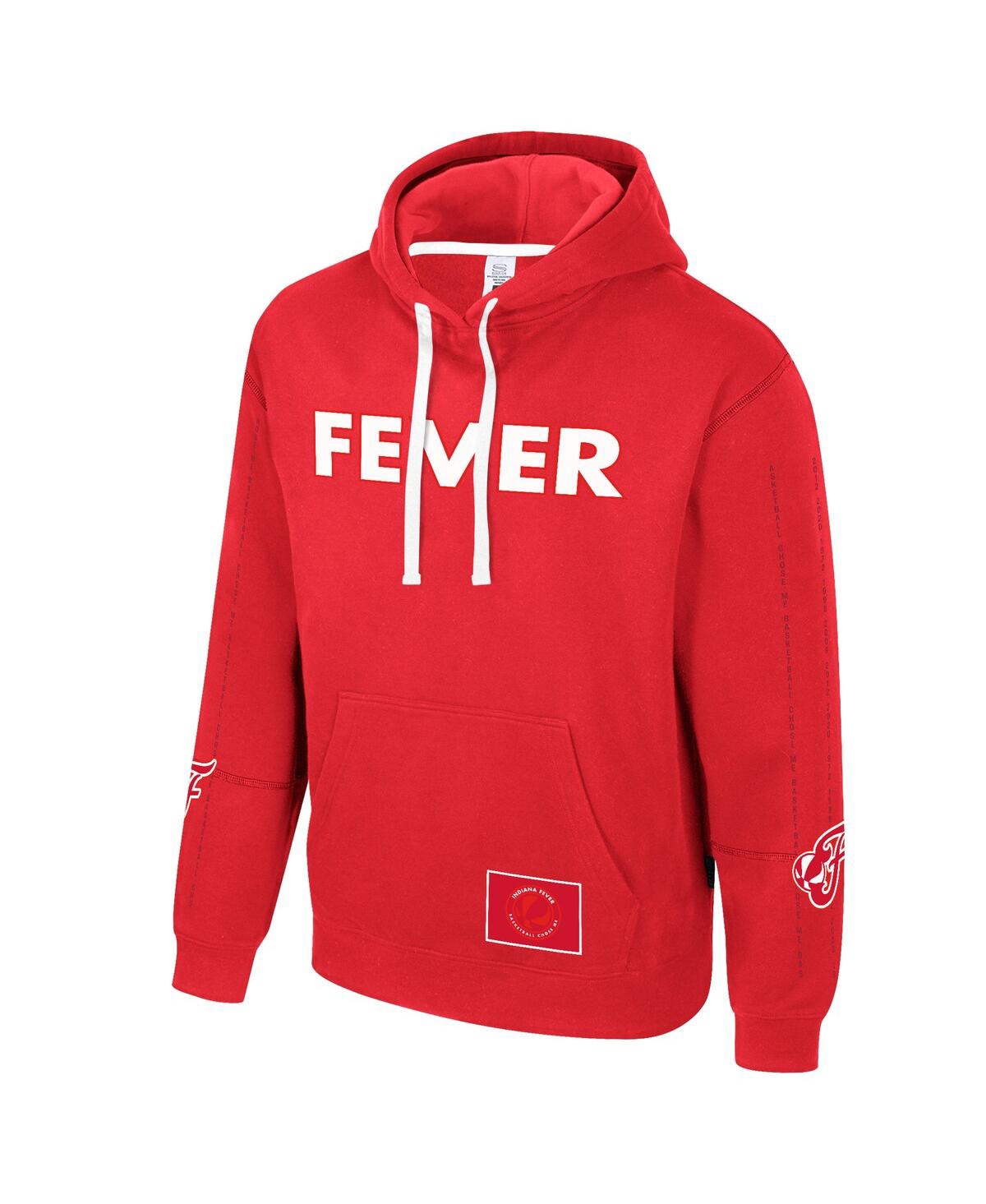 Shop Stadium Essentials Men's And Women's Red Indiana Fever City Star Rebel Edition Pullover Hoodie