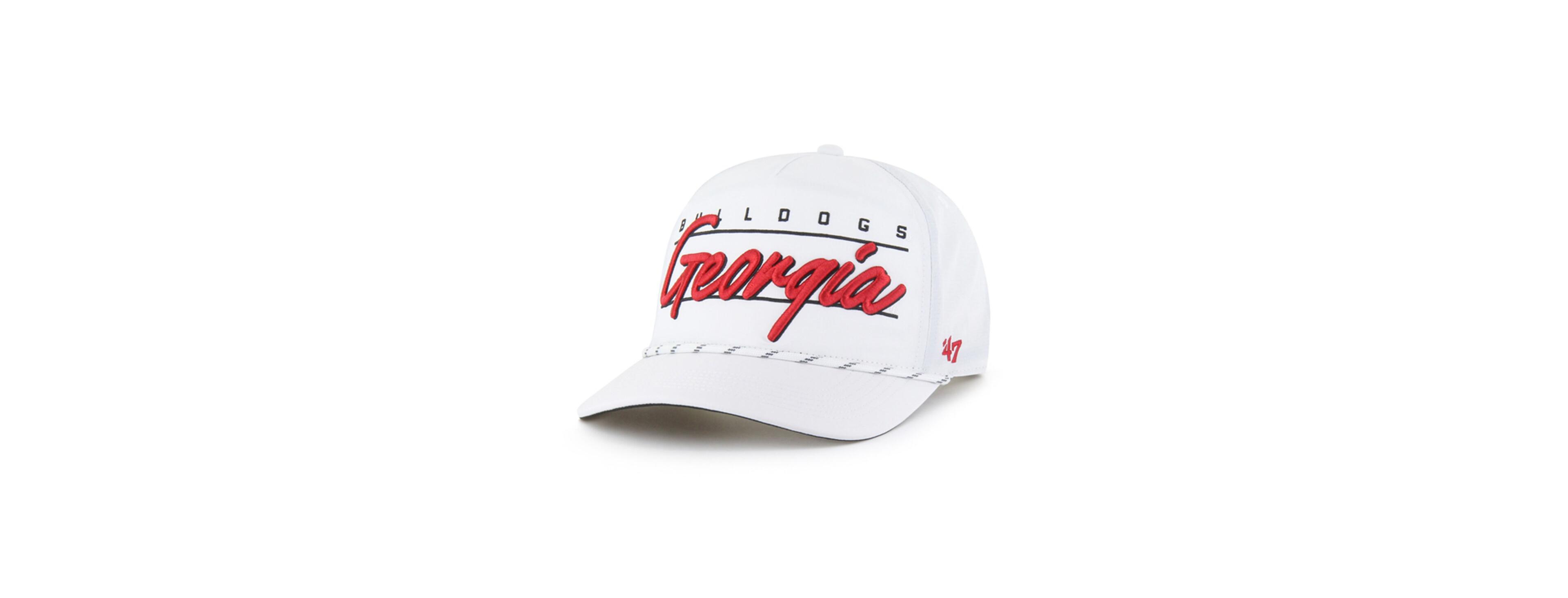 '47 Brand Men's White Georgia Bulldogs Condor Hitch Brrr Adjustable Hat