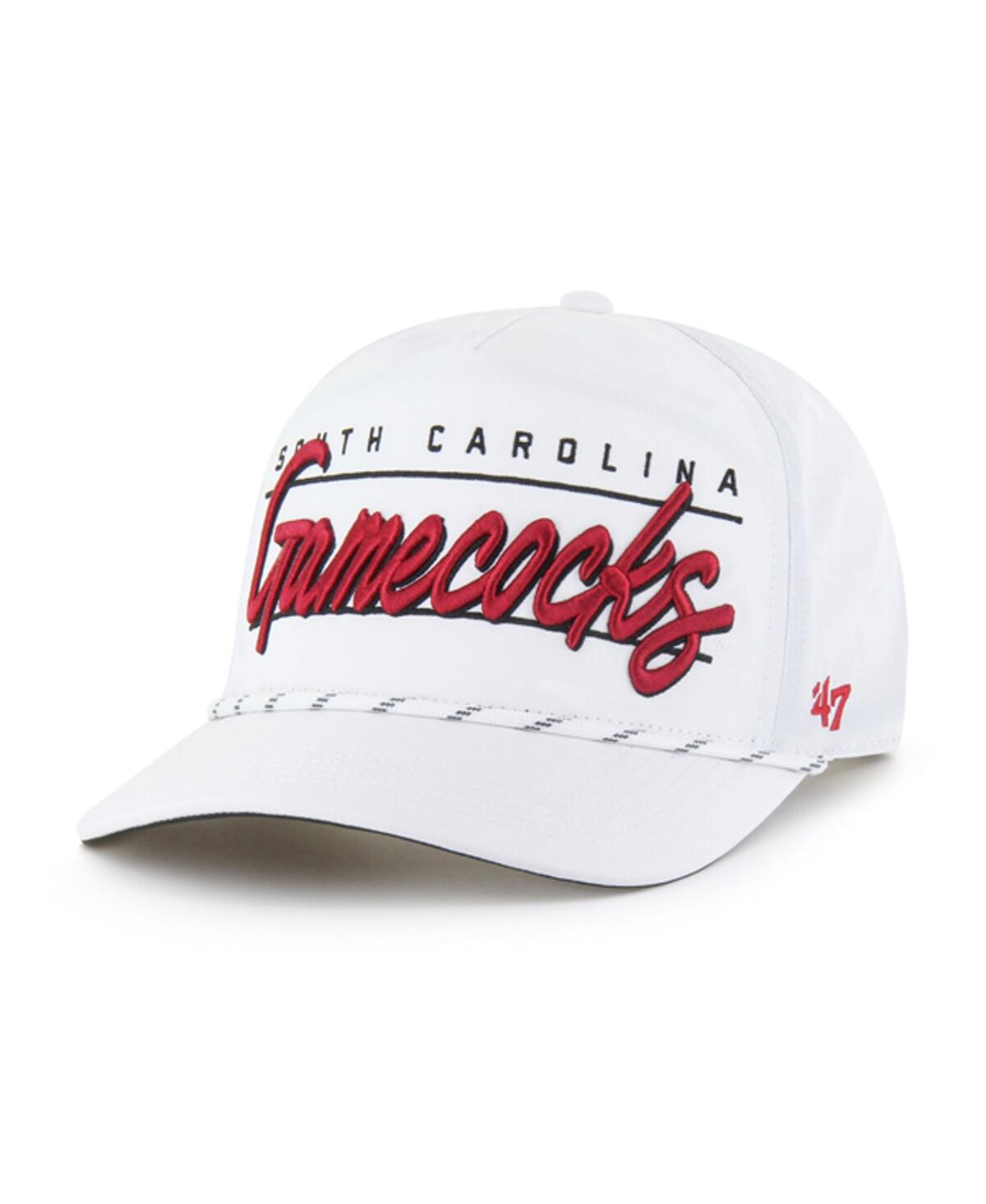 47 BRAND MEN'S WHITE SOUTH CAROLINA GAMECOCKS CONDOR HITCH BRRR ADJUSTABLE HAT