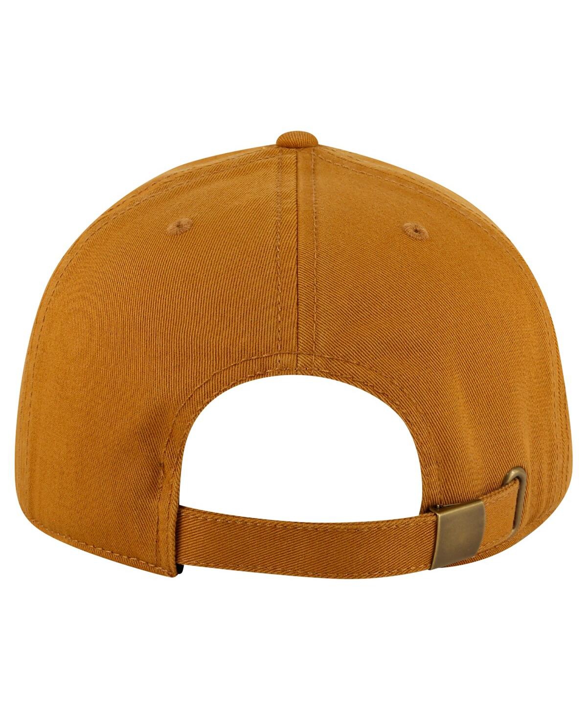AMERICAN NEEDLE MEN'S TAN NEW JERSEY DEVILS HEPCAT WASHED TWILL ADJUSTABLE HAT 