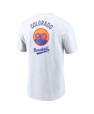 Men's White Colorado Rockies 2025 City Connect Graphic T-Shirt