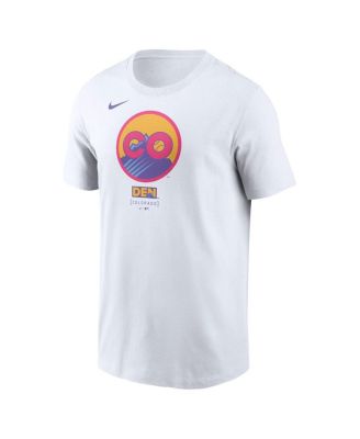 Men's White Colorado Rockies 2025 City Connect Logo T-Shirt