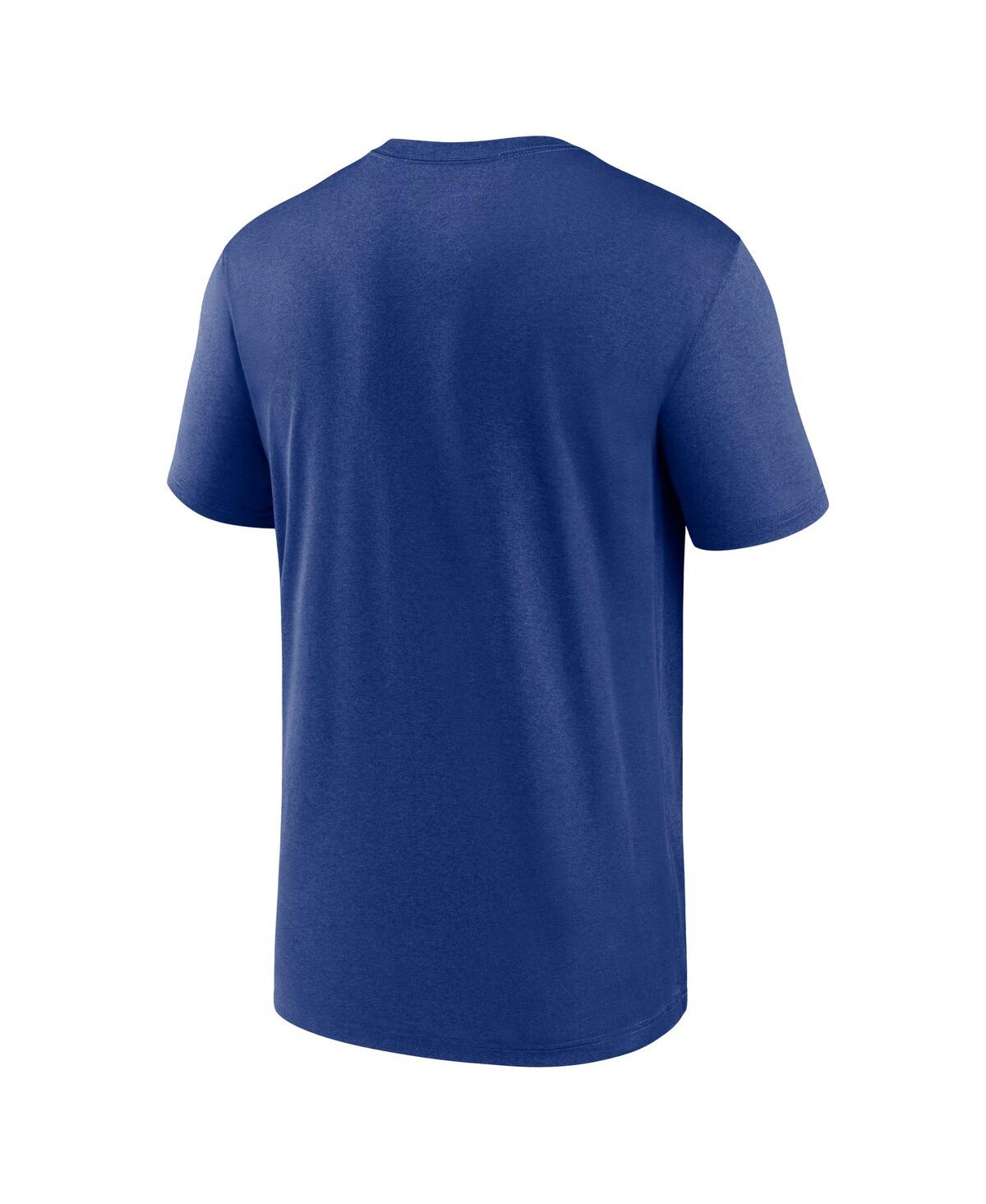 Nike Men's Royal Atlanta Braves 2025 City Connect Team Phrase Script Legend Performance T-shirt In Multi