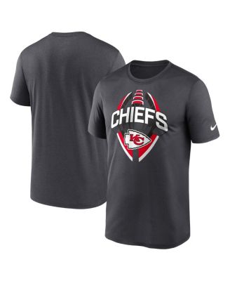 Nike - Men's Gray Kansas City Chiefs Legend Icon Performance T-shirt