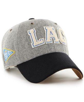 Stoney Clover Lane - Men's and Women's Gray/Black Los Angeles Chargers Block Clean Up Adjustable Hat