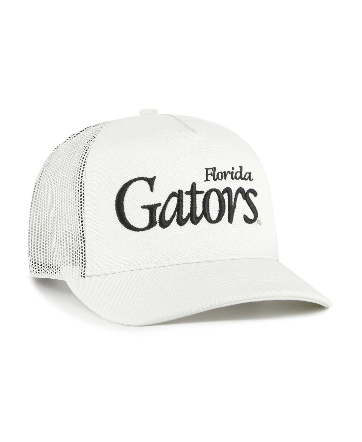 47 Brand Men's And Women's Cream Florida Gators Foundation Script Adjustable Trucker Hat