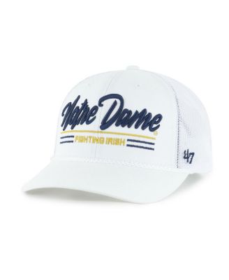 '47 Brand - Men's White Notre Dame Fighting Irish Garner Rope Trucker Adjustable Hat