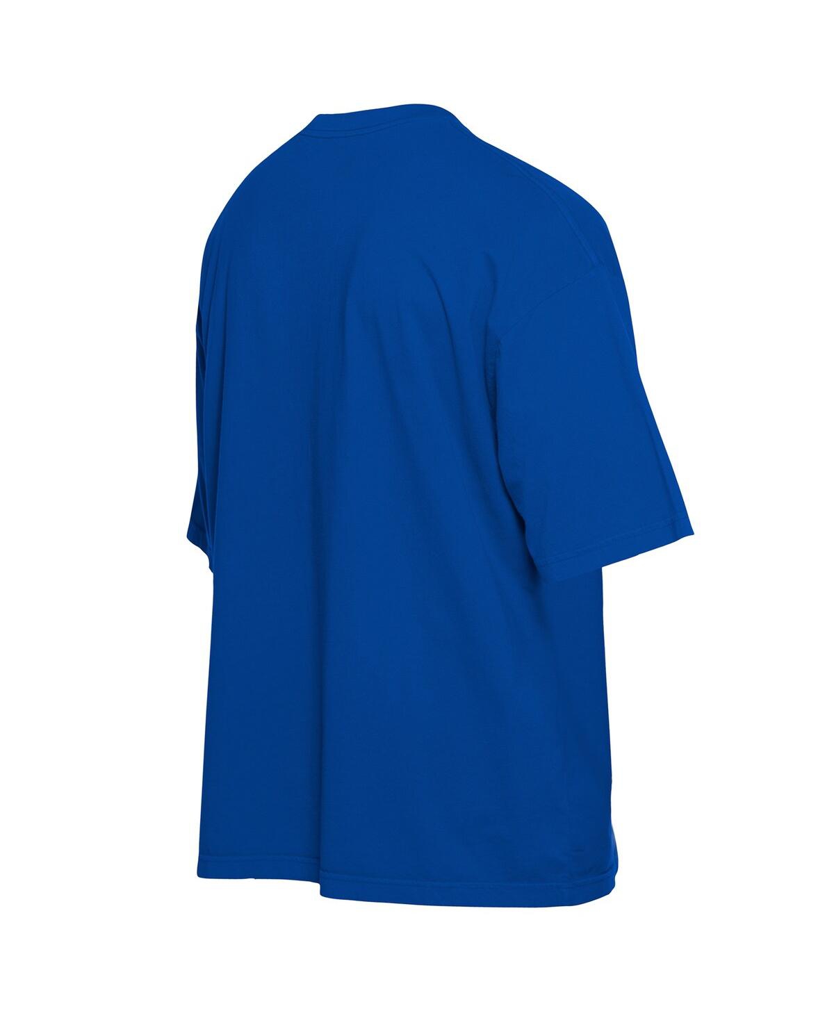 New Era Men's Blue Oklahoma City Thunder Distressed Sport Classics T-shirt In Blue