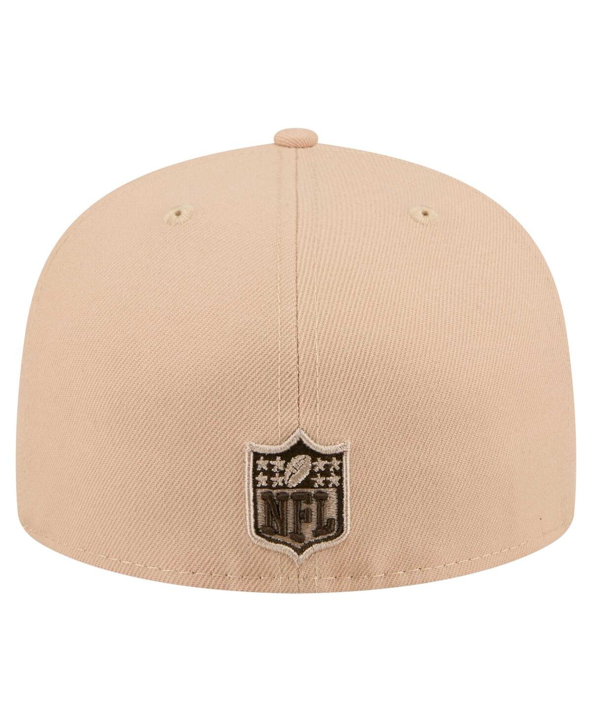 New Era Men's Tan Tennessee Titans Candied Pecan 59FIFTY Fitted Hat