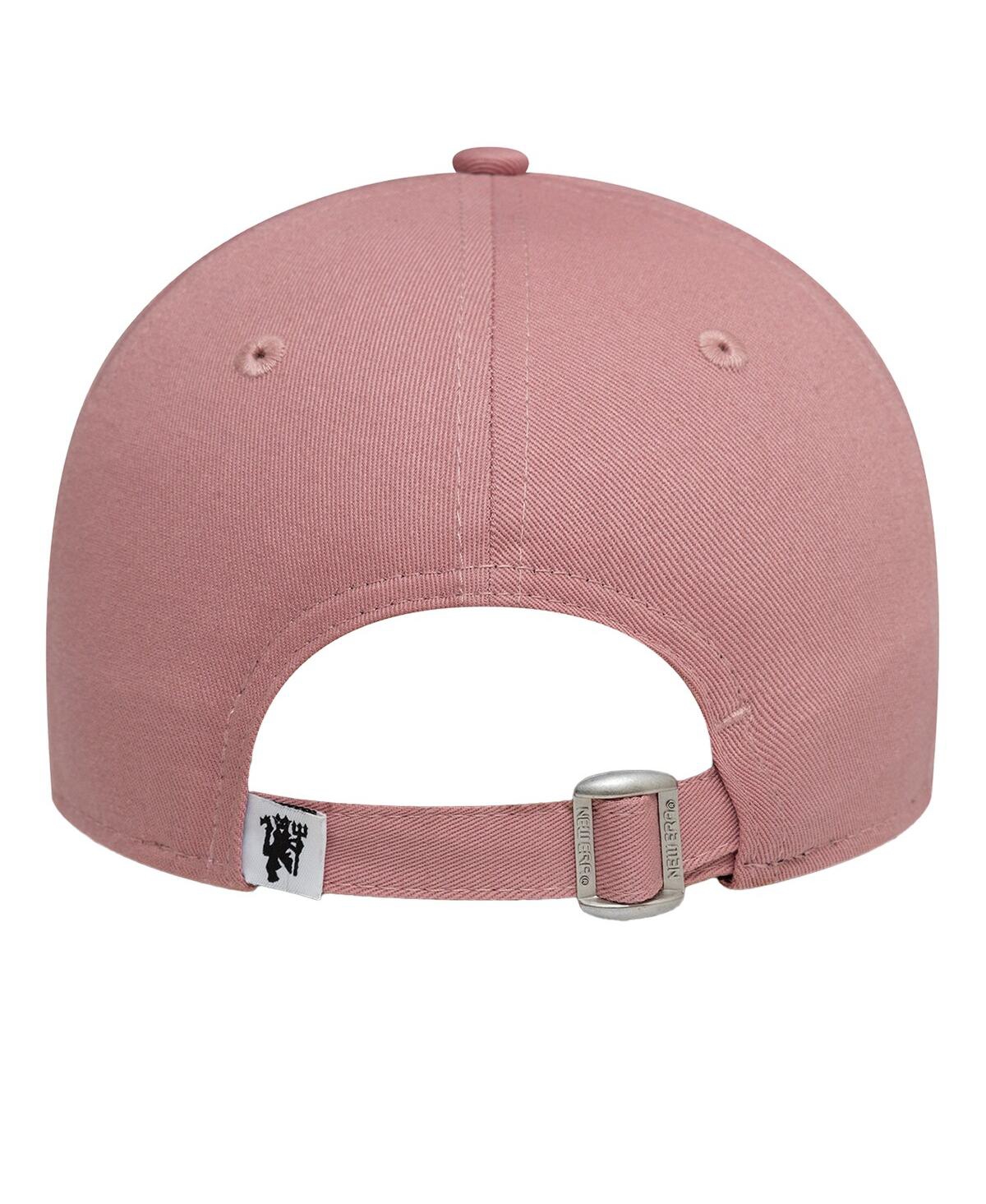 Shop New Era Women's Pink Manchester United Seasonal 9forty Adjustable Hat