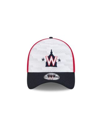 Men's Red/Navy Washington Nationals 2025 MLB Clubhouse 39THIRTY Flex Hat