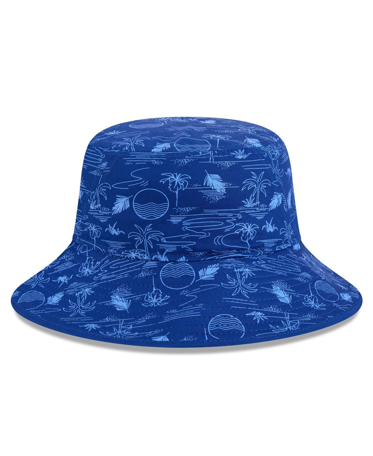 NEW ERA MEN'S ROYAL TORONTO BLUE JAYS 2025 SPRING TRAINING ALL OVER PRINT BUCKET HAT 