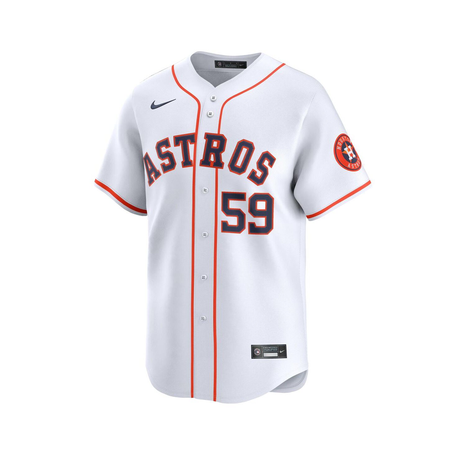 Men's Framber Valdez White Houston Astros Home Limited Player Jersey