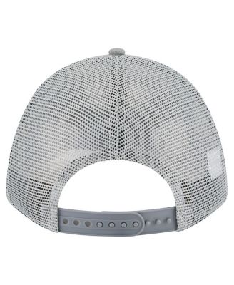 Men's Gray Colorado Rockies Color Pack A-Frame 9FORTY Trucker Adjustable Hat