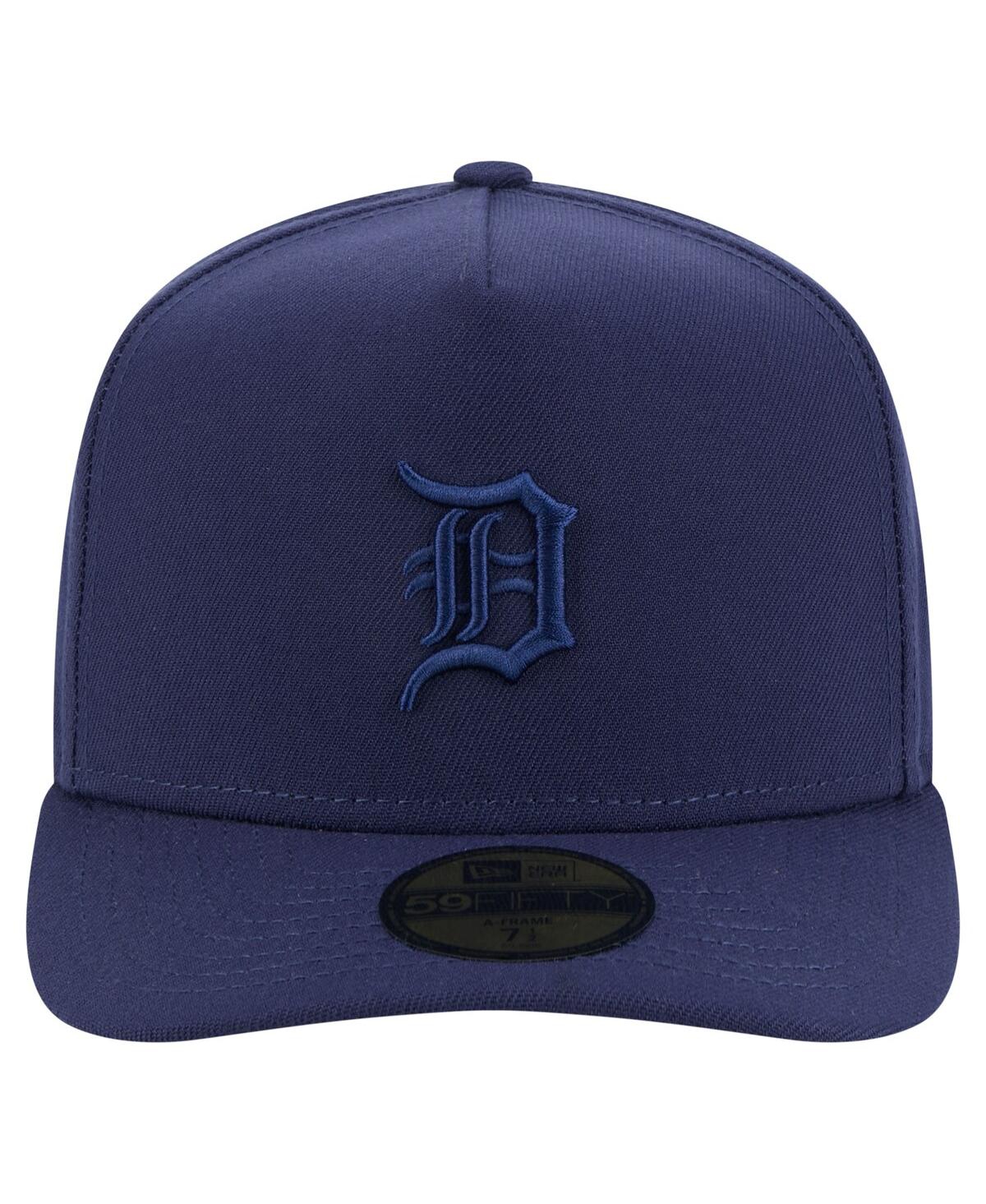 New Era Men's Navy Detroit Tigers Color Pack A-frame 59fifty Fitted Hat