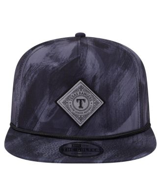Men's Navy Texas Rangers Printed Golfer Snapback Hat
