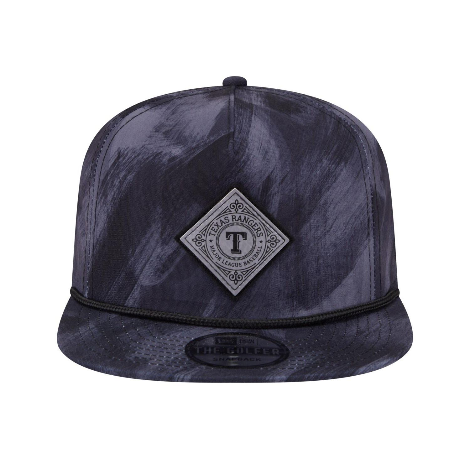 Men's Navy Texas Rangers Printed Golfer Snapback Hat