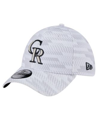 New Era - Men's&nbsp;White Colorado Rockies Graded 39THIRTY Flex Hat