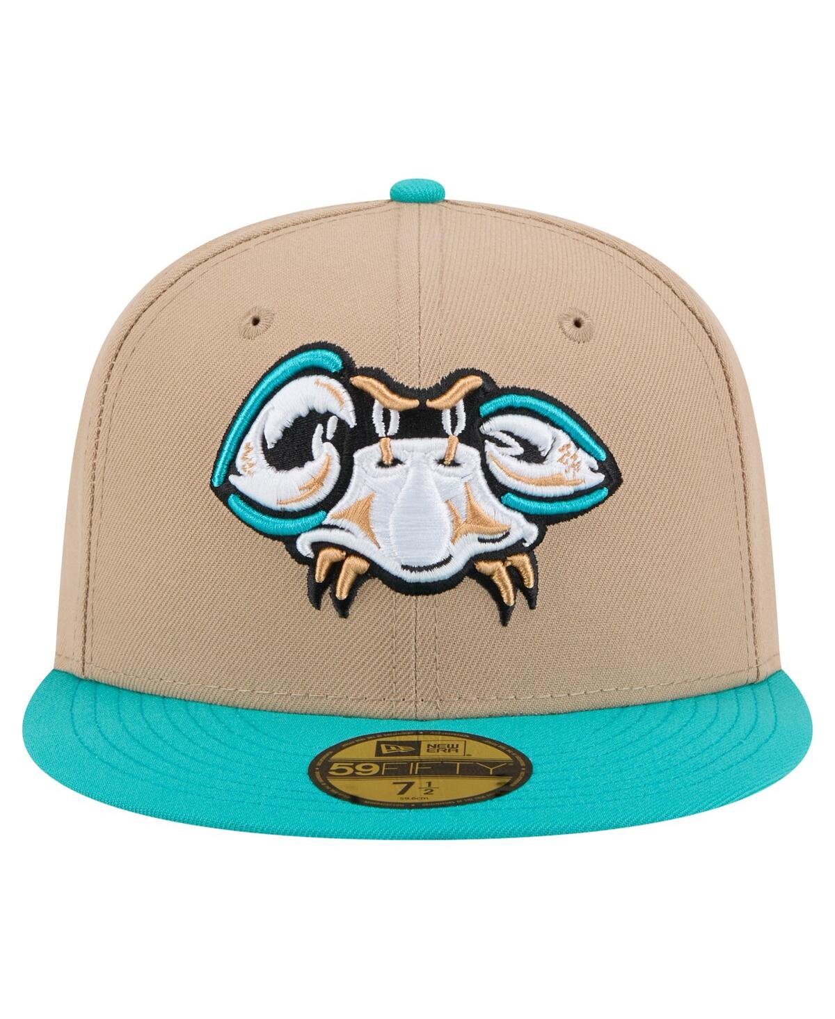 New Era Men's Beige Bowie Baysox Copa De La Diversion 59fifty Fitted Hat