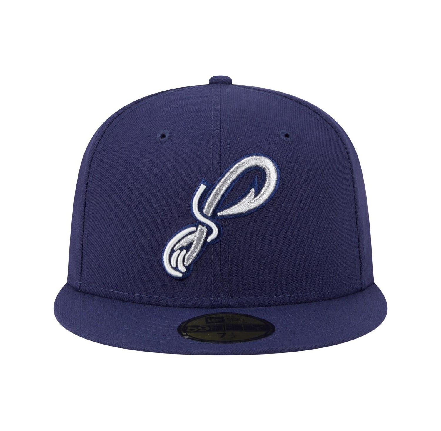 Men's Navy Pensacola Blue Wahoo's Authentic Collection 59FIFTY Fitted Hat