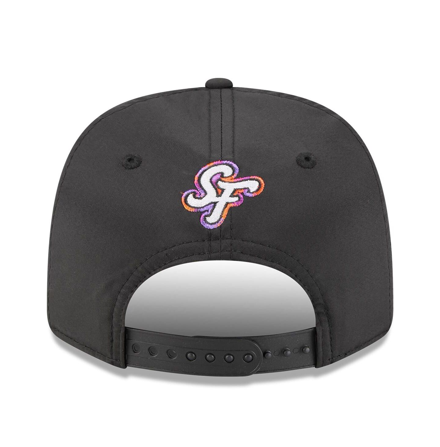 Мужские головные уборы New Era Black San Francisco Giants 2025 City Connect Fan Pack 9SEVENTY Adjustable Hat — фото 3