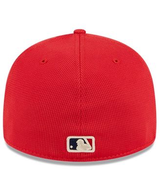 Men's Red Texas Rangers City Connect Batting Practice Low Profile 59FIFTY Fitted Hat