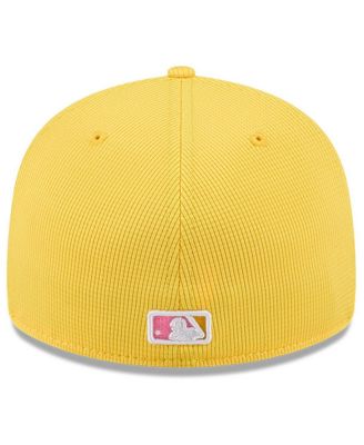 Men's Yellow San Diego Padres City Connect Batting Practice Low Profile 59FIFTY Fitted Hat