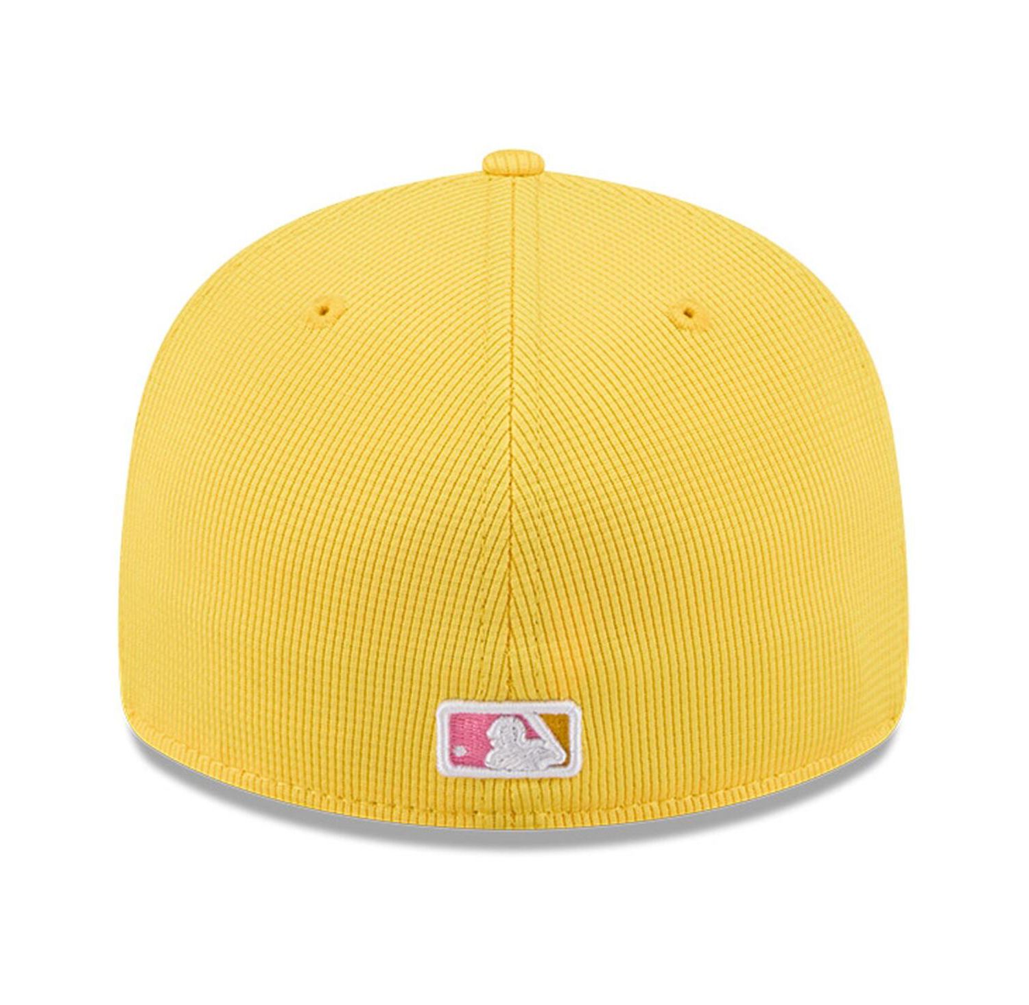 Men's Yellow San Diego Padres City Connect Batting Practice Low Profile 59FIFTY Fitted Hat