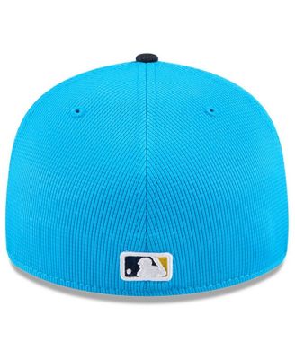 Men's Neptune Blue/Navy Philadelphia Phillies City Connect Batting Practice Low Profile 59FIFTY Fitted Hat