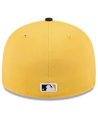 Men's Yellow/Black Minnesota Twins City Connect Batting Practice Low Profile 59FIFTY Fitted Hat