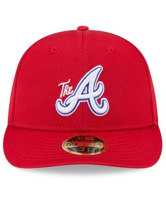 Men's Red Atlanta Braves City Connect Batting Practice Low Profile 59FIFTY Fitted Hat