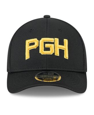 Men's Black Pittsburgh Pirates City Connect Batting Practice 9FORTY M-Crown Adjustable Hat