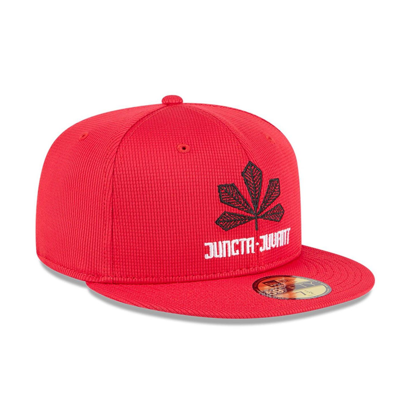 Мужская кепка New Era Red Cincinnati Reds City Connect Batting Practice 59FIFTY Fitted Hat — фото 3