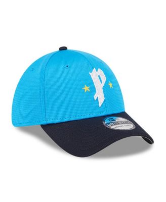 Men's Neptune Blue/Navy Philadelphia Phillies City Connect Batting Practice 39THIRTY Flex Hat